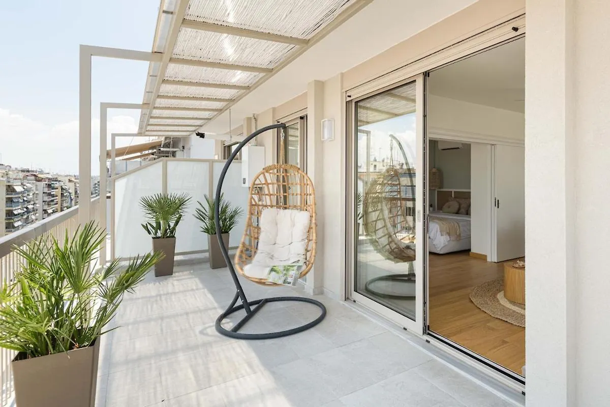 Lavish Unique Penthouse Next To The Seafront Lägenhet Thessaloníki Grekland
